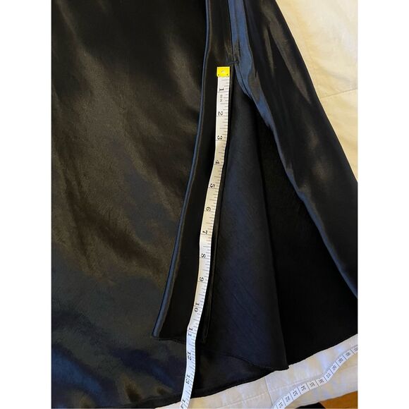 Arket Black Satin Midi Skirt - Picture 14 of 15
